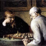 The Chess Players by Honoré Daumier 1865